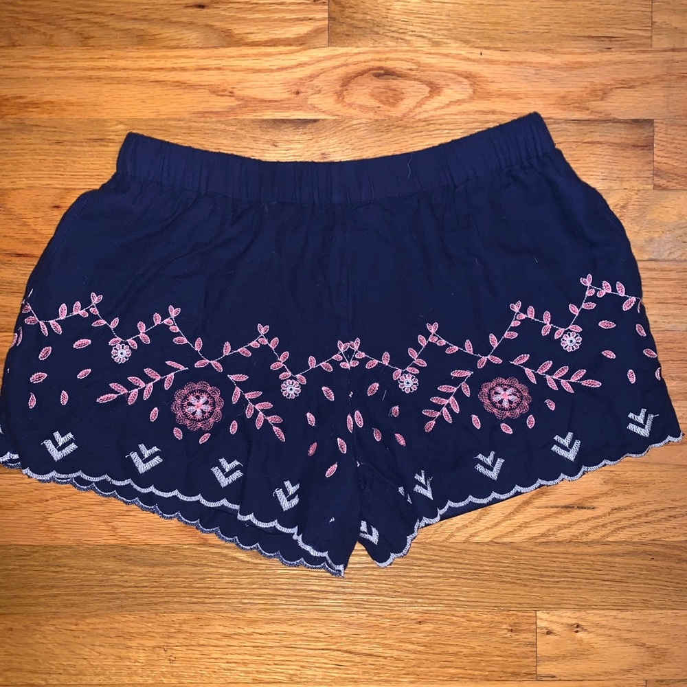 Embroidered Shorts